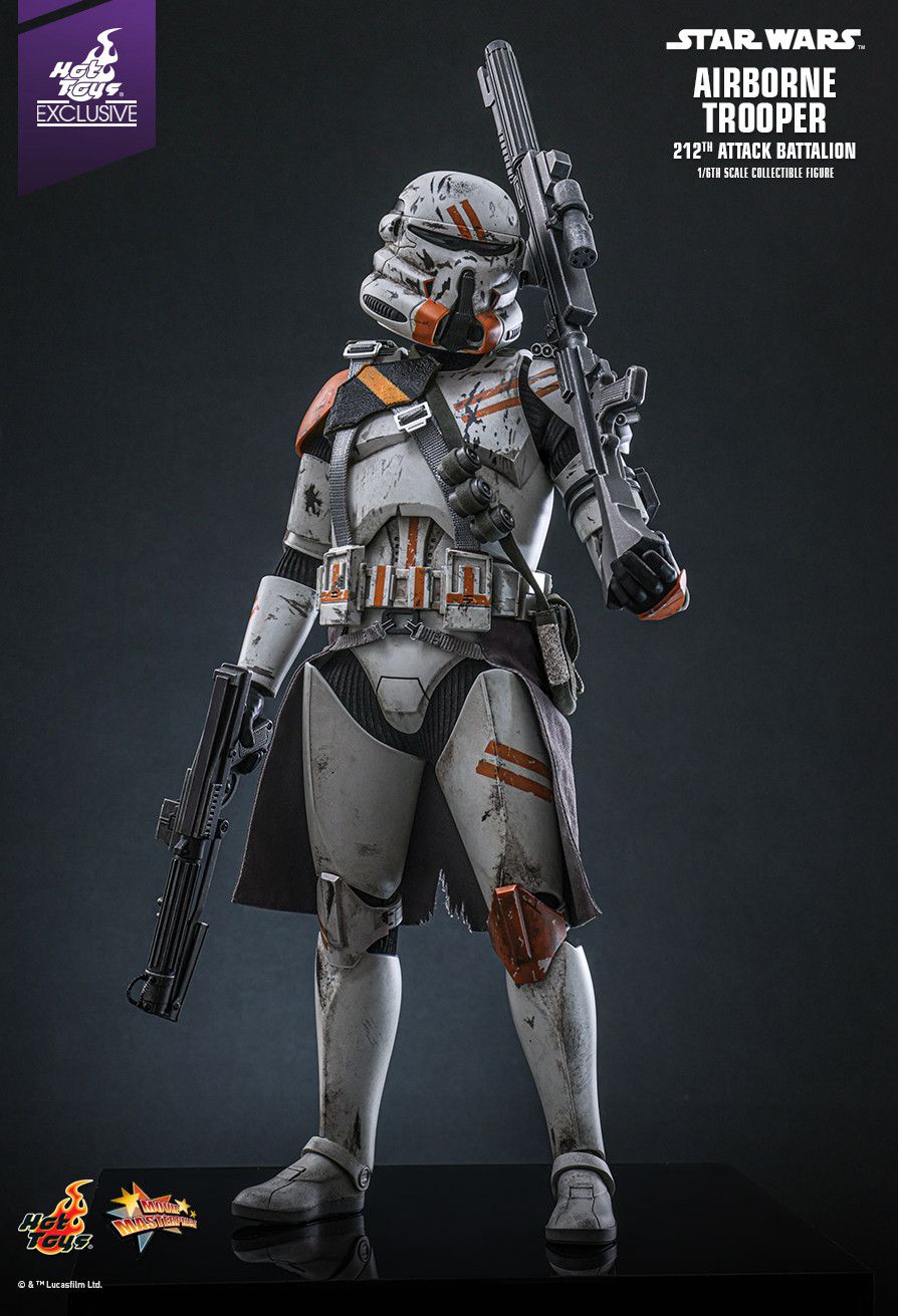 Hot Toys MMS794 - Star Wars : Revenge Of The Sith - Airborne Trooper 212TH Attack Battalion