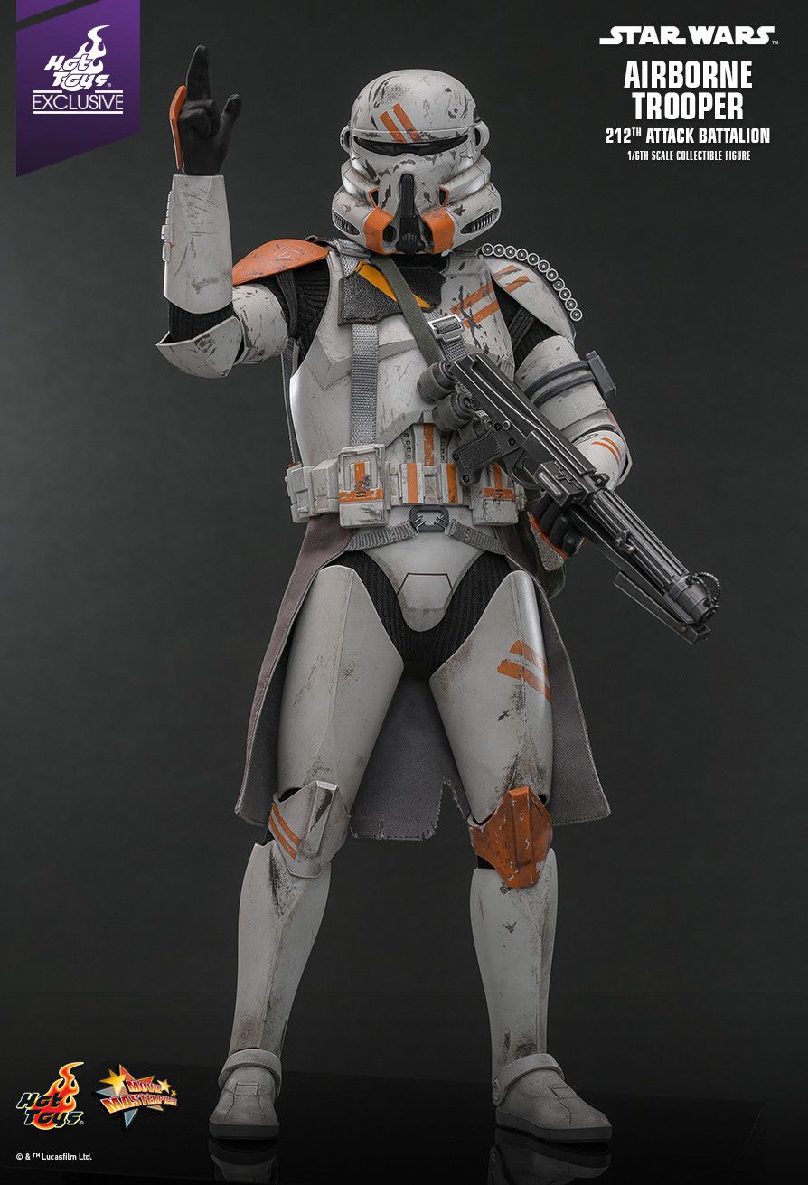 Hot Toys MMS794 - Star Wars : Revenge Of The Sith - Airborne Trooper 212TH Attack Battalion