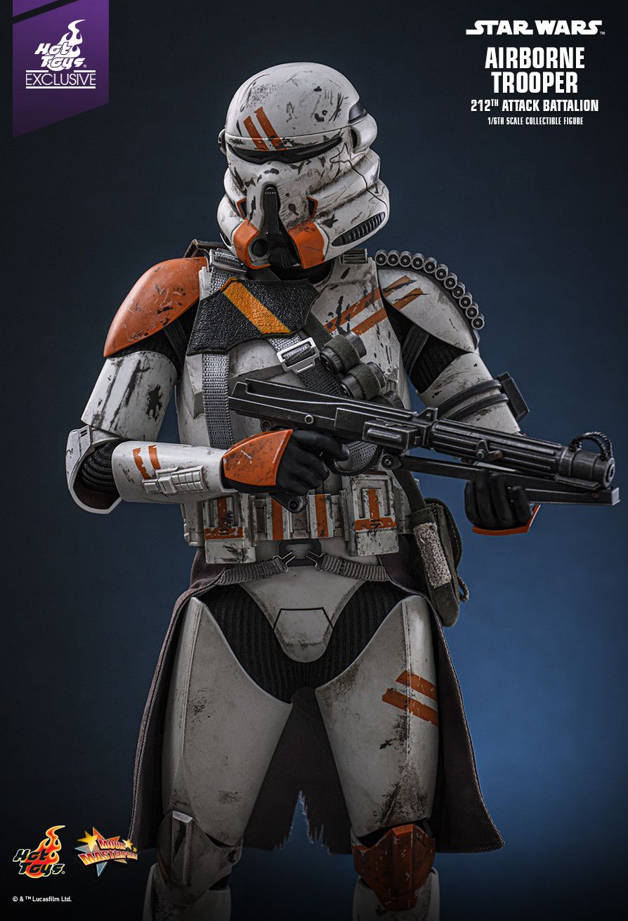 Hot Toys MMS794 - Star Wars : Revenge Of The Sith - Airborne Trooper 212TH Attack Battalion