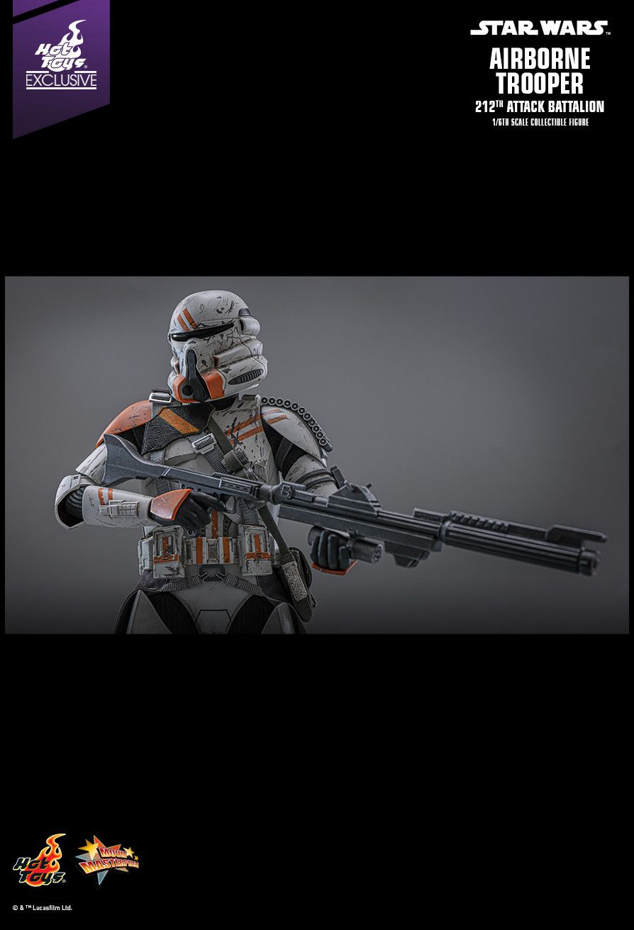 Hot Toys MMS794 - Star Wars : Revenge Of The Sith - Airborne Trooper 212TH Attack Battalion