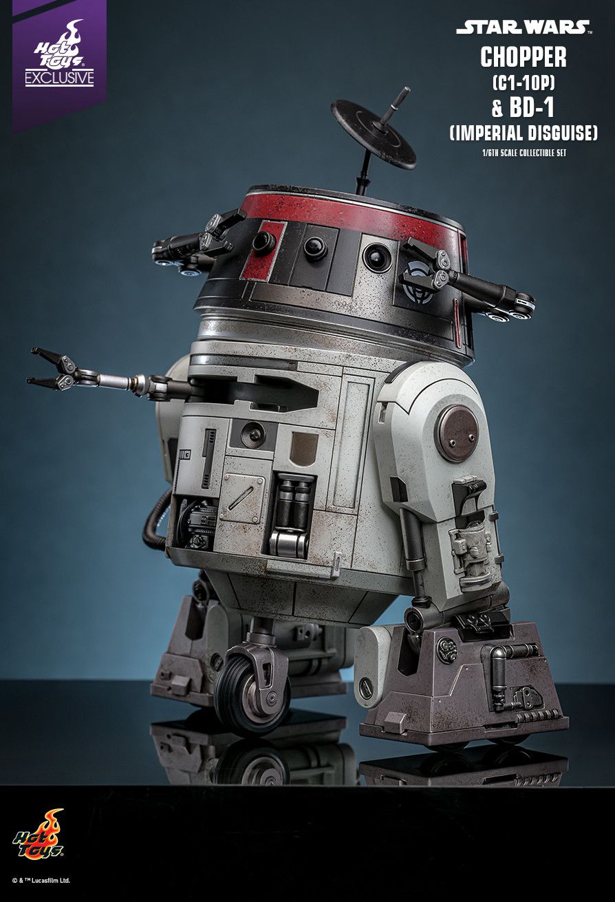 Hot Toys TMS152 - Star Wars : Galaxy - Chopper C1-10P & BD-1 Imperial Disguise