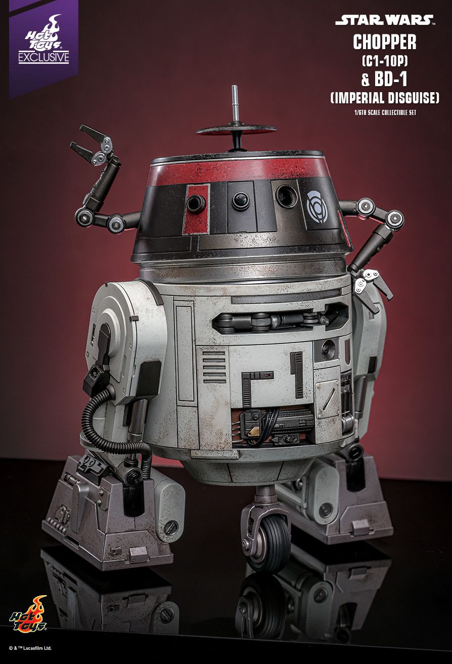 Hot Toys TMS152 - Star Wars : Galaxy - Chopper C1-10P & BD-1 Imperial Disguise