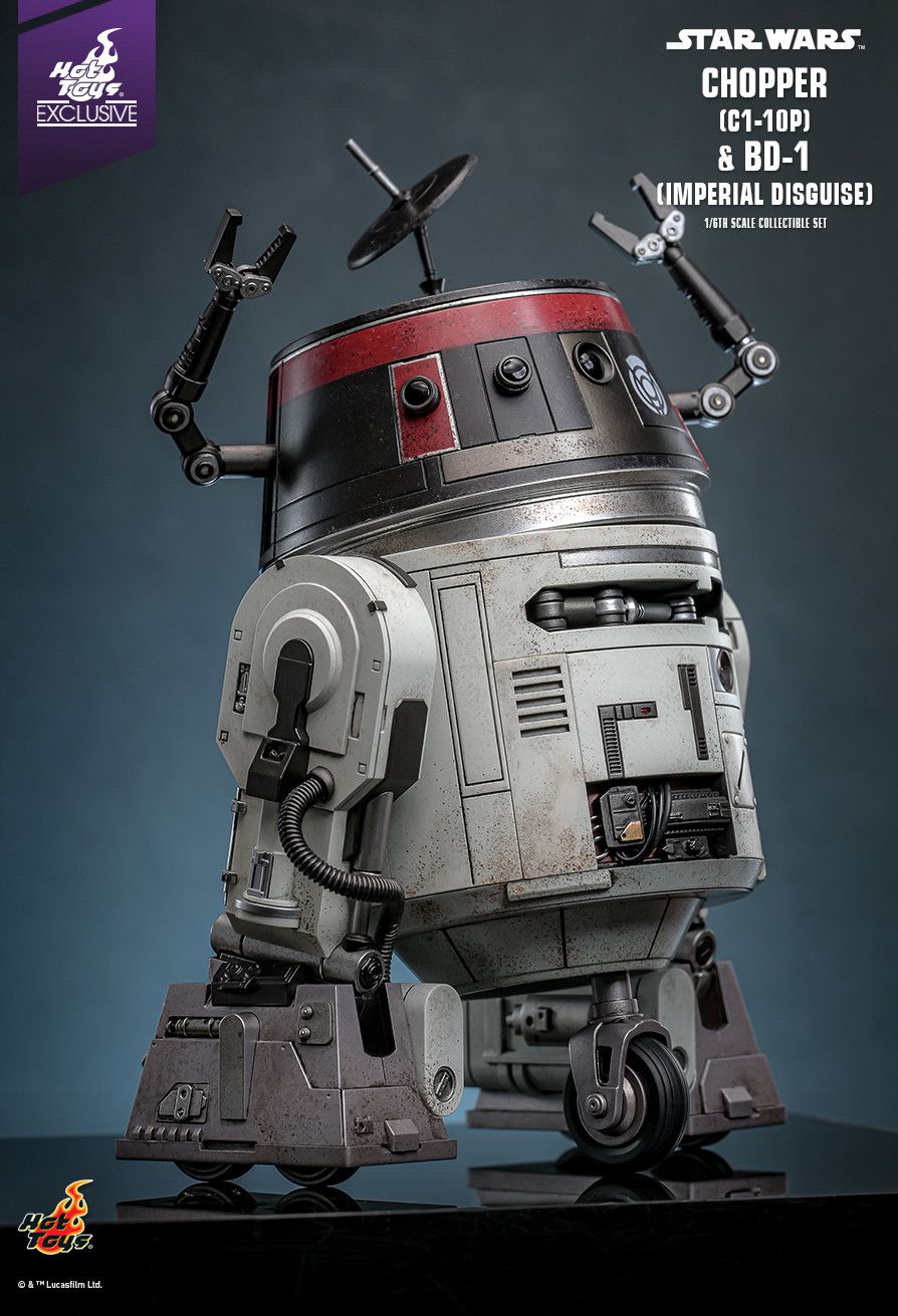 Hot Toys TMS152 - Star Wars : Galaxy - Chopper C1-10P & BD-1 Imperial Disguise