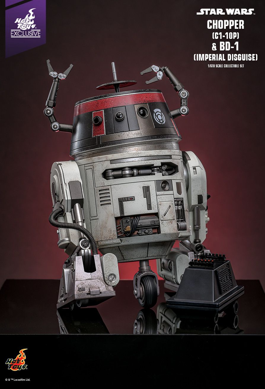 Hot Toys TMS152 - Star Wars : Galaxy - Chopper C1-10P & BD-1 Imperial Disguise