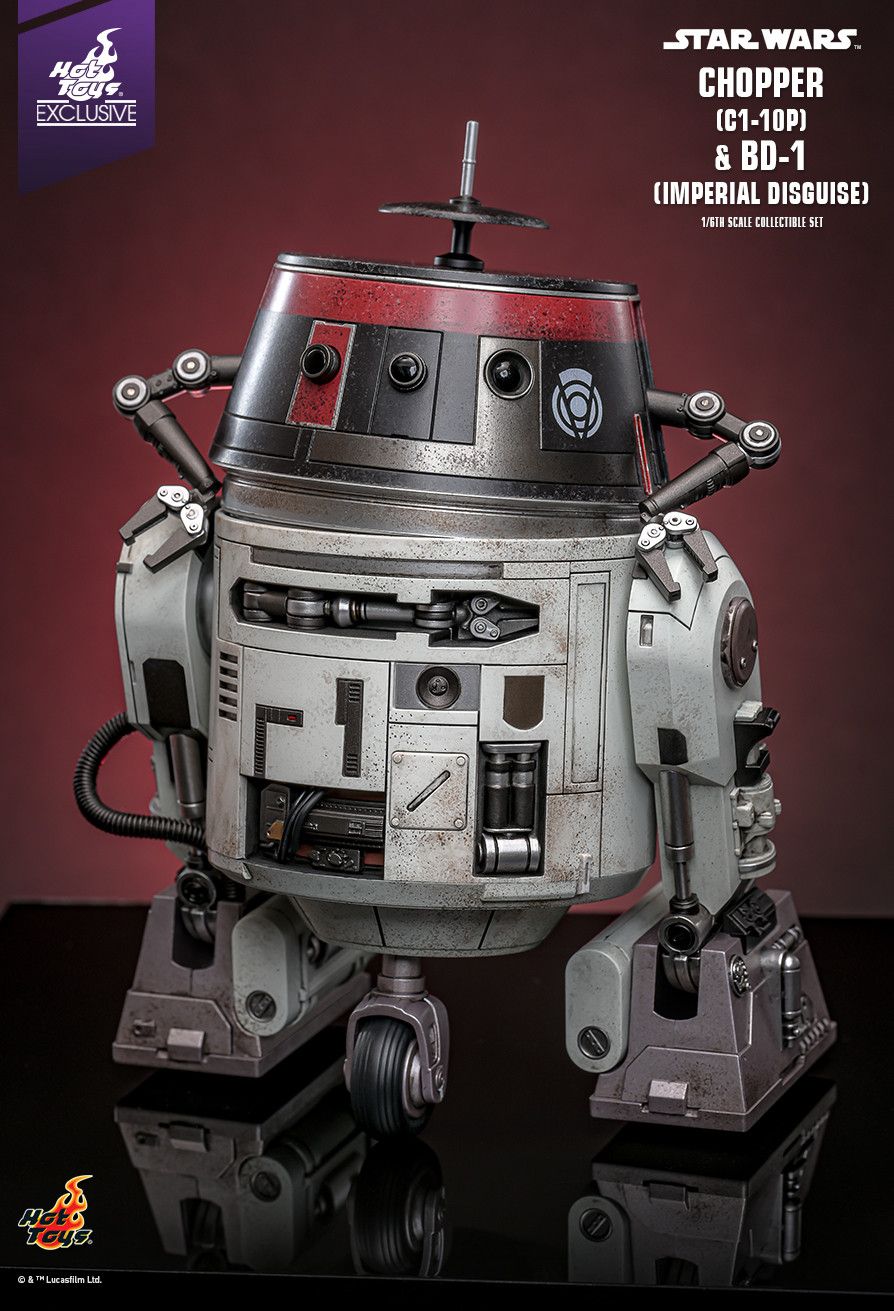 Hot Toys TMS152 - Star Wars : Galaxy - Chopper C1-10P & BD-1 Imperial Disguise