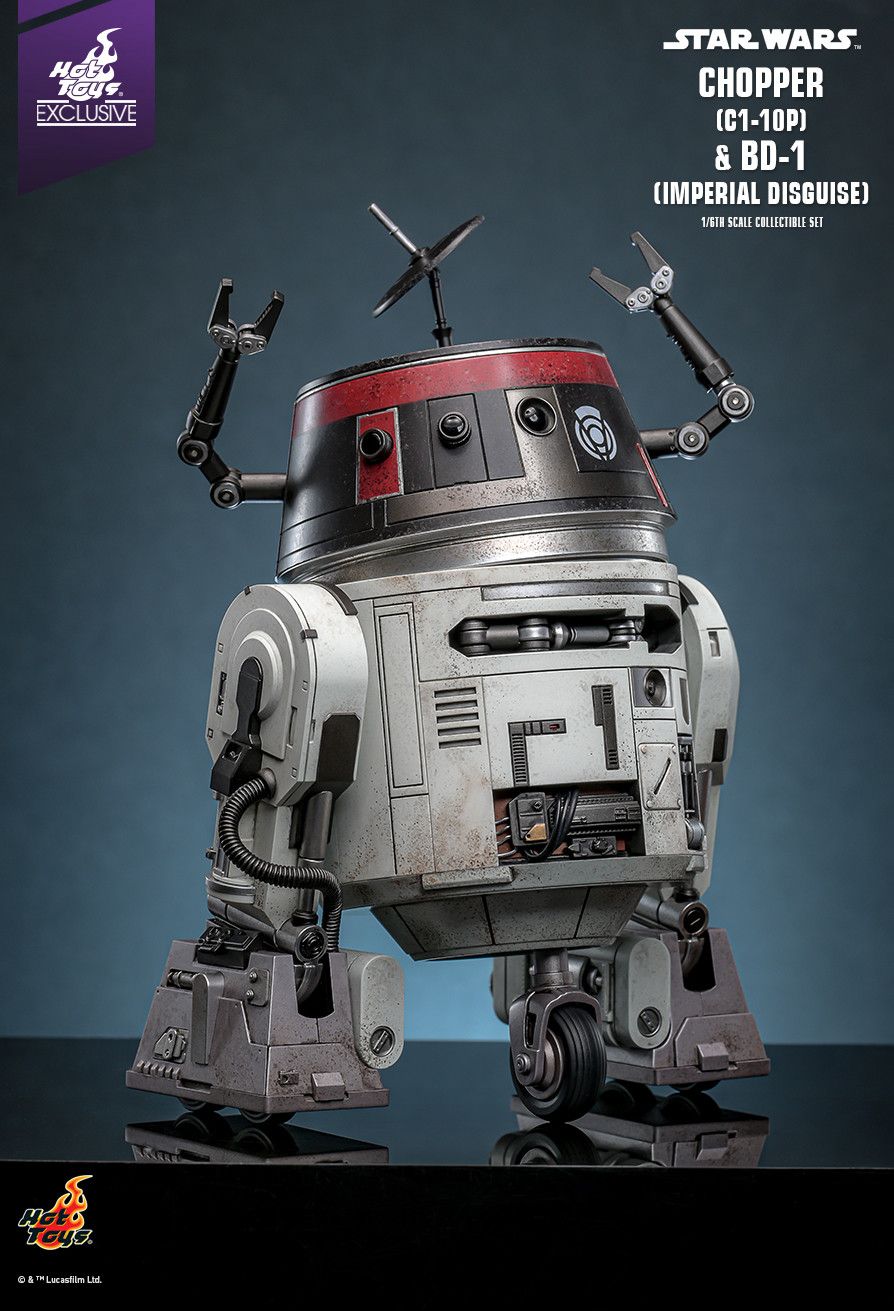 Hot Toys TMS152 - Star Wars : Galaxy - Chopper C1-10P & BD-1 Imperial Disguise