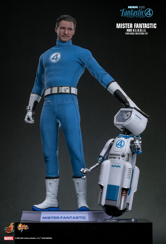 Hot Toys MMS822 - Marvel Comics - The Fantastic Four : First Steps - Mister Fantastic & H.E.R.B.I.E 【Pre-Order】