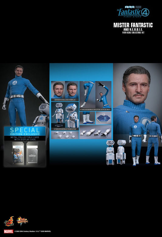 Hot Toys MMS822B - Marvel Comics - The Fantastic Four : First Steps - Mister Fantastic & H.E.R.B.I.E 【Pre-Order】