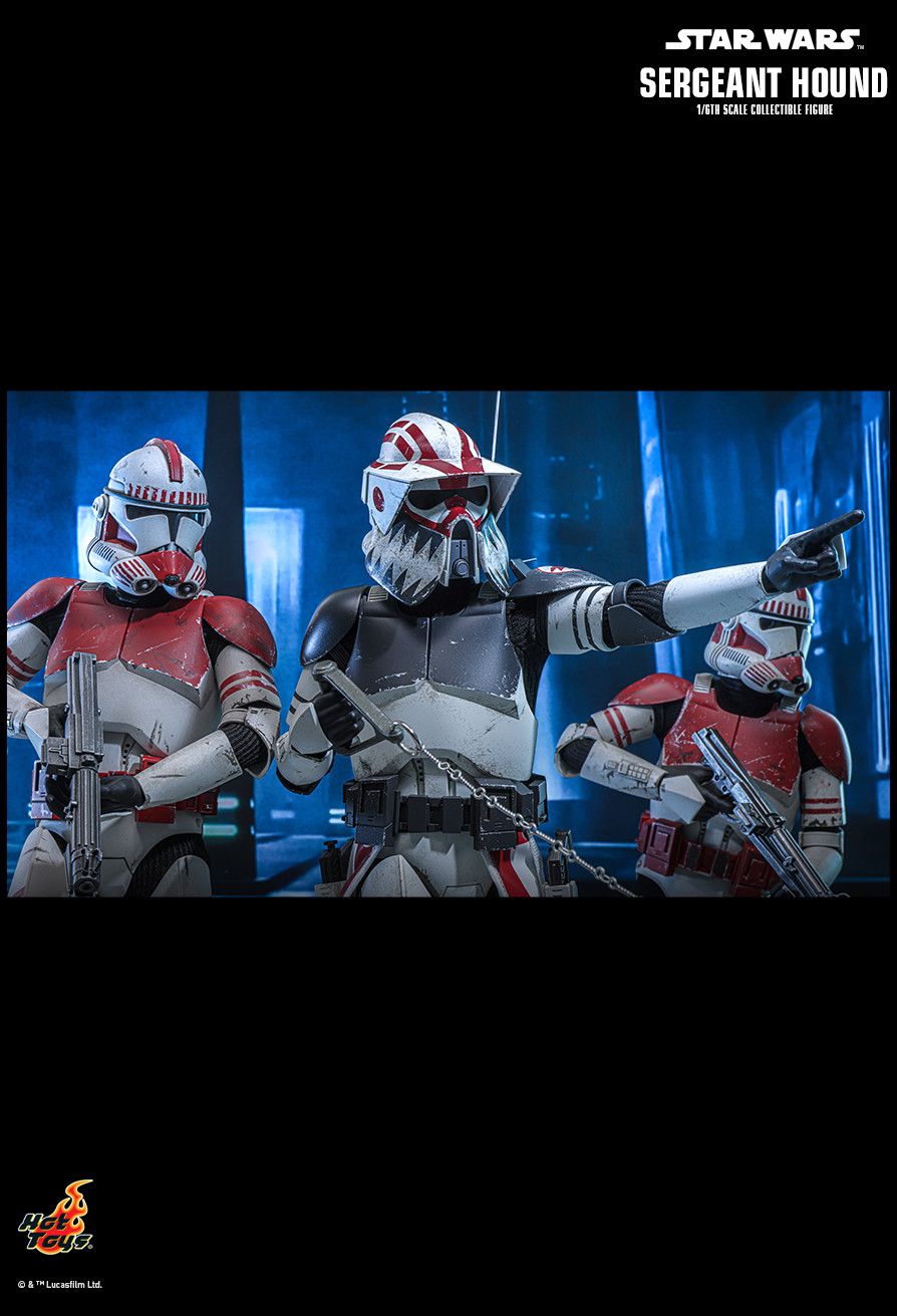 Hot Toys TMS167 - Star Wars : The Clone Wars - Sergeant Hound【Pre-Order】