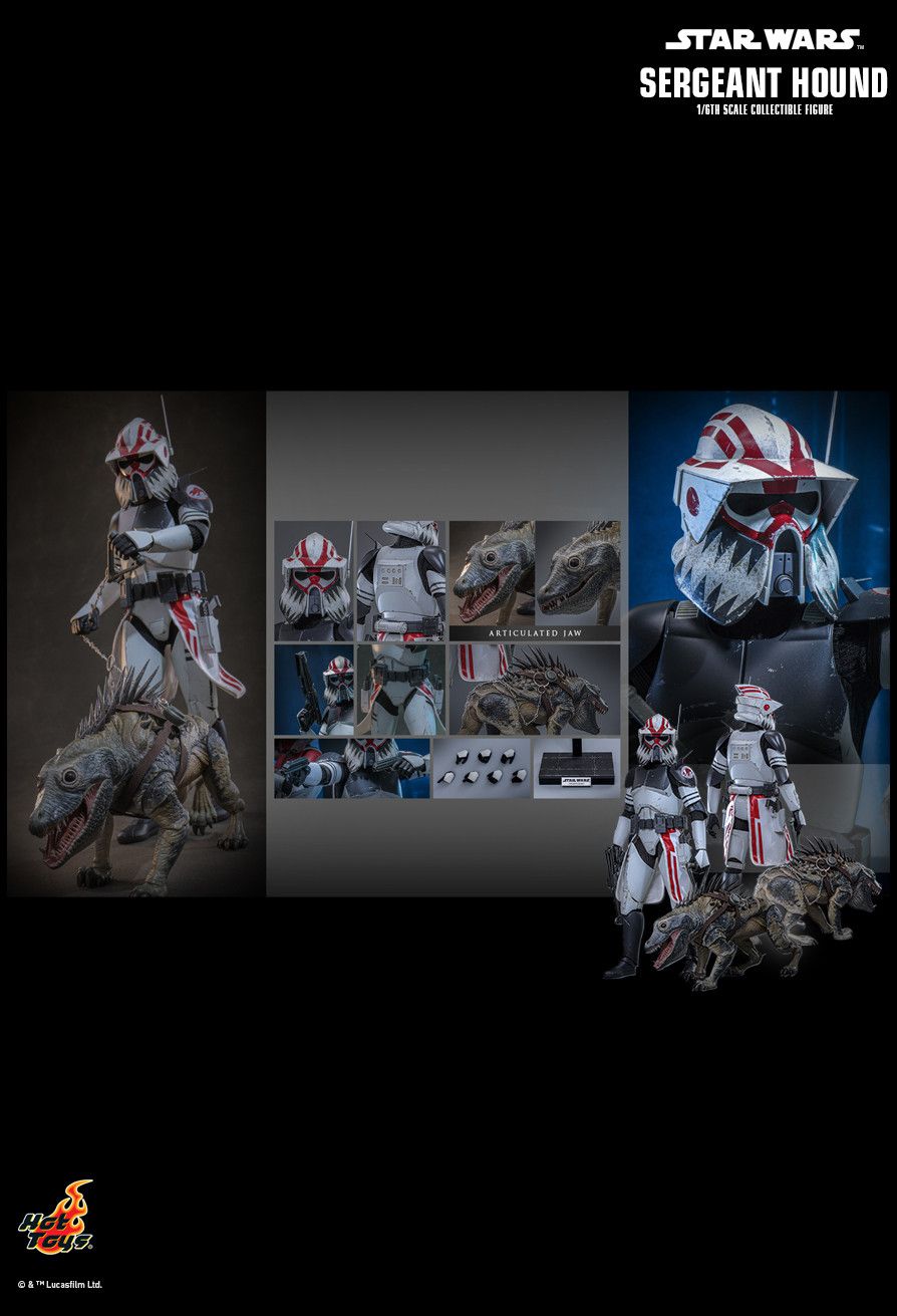 Hot Toys TMS167 - Star Wars : The Clone Wars - Sergeant Hound【Pre-Order】