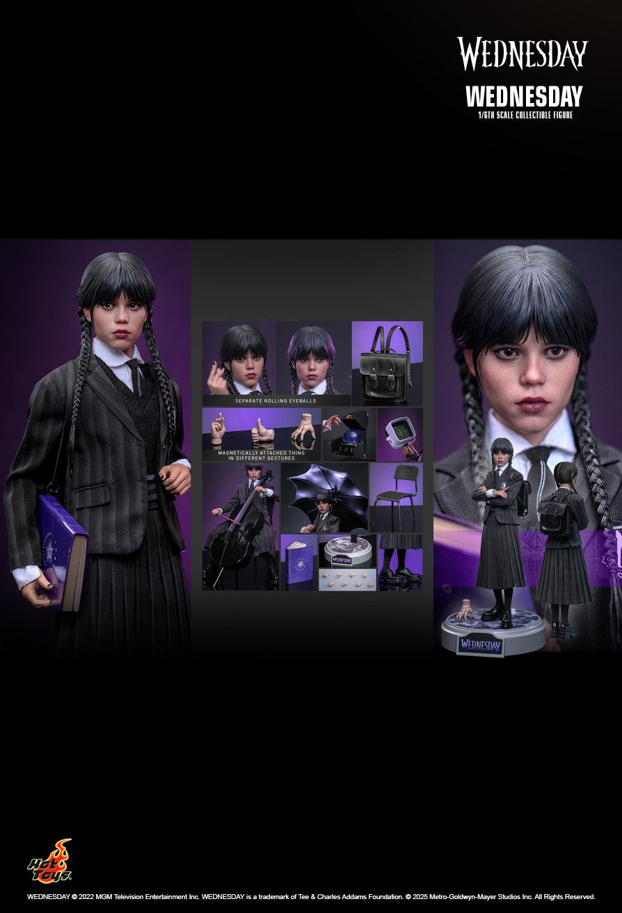 Hot Toys TMS135 - Family Addams : Wednesday - Wednesday Jenna Ortega