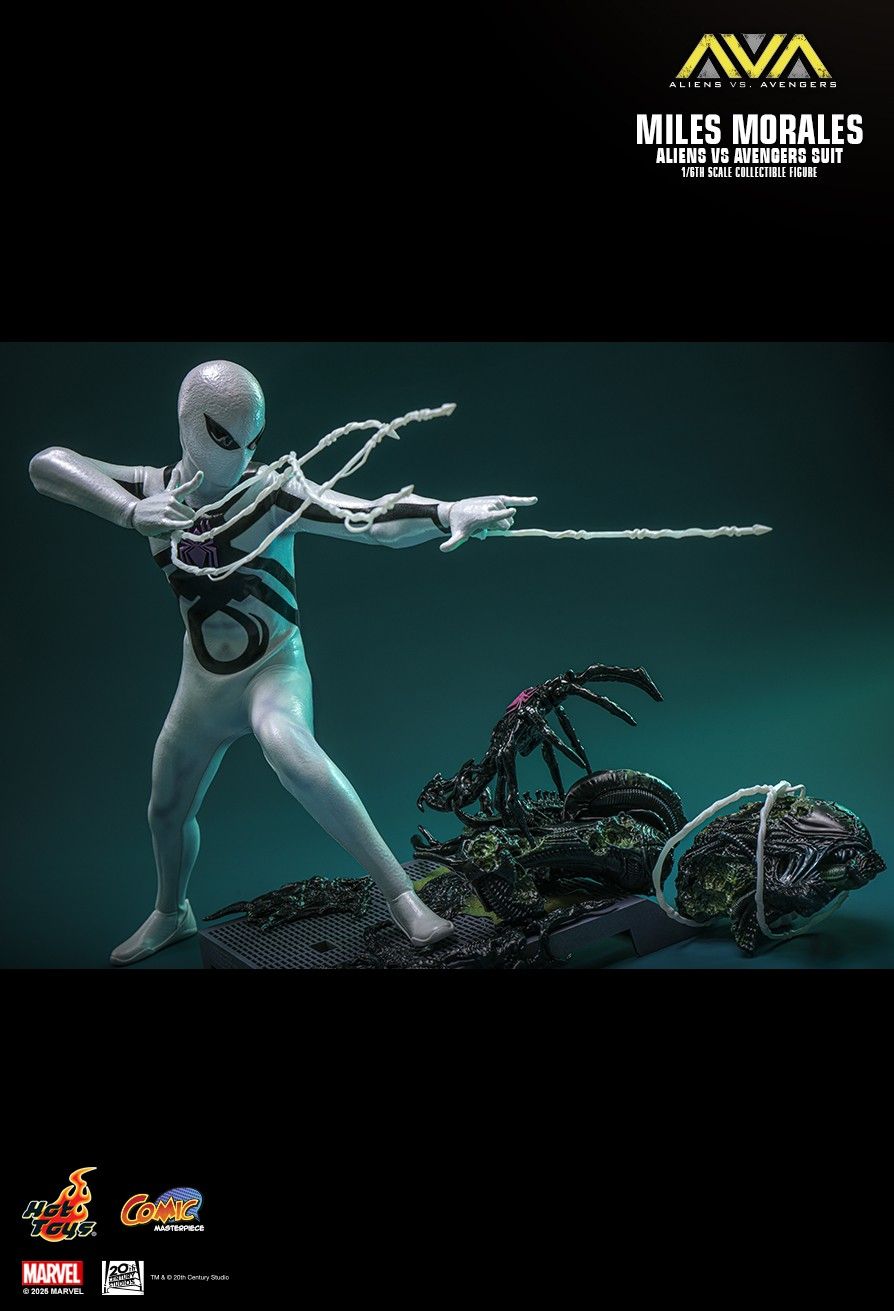 Hot Toys CMS027 - Marvel Comics - Alien Vs. Avengers - Miles Morales Alien Vs. Avengers Suit