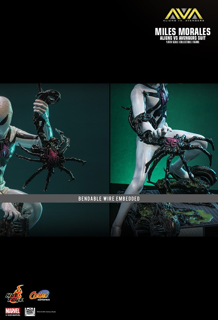 Hot Toys CMS027 - Marvel Comics - Alien Vs. Avengers - Miles Morales Alien Vs. Avengers Suit