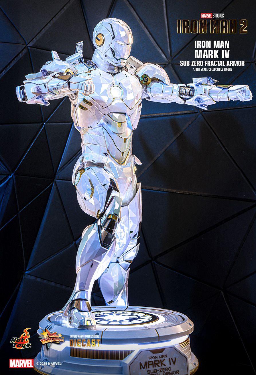 Hot Toys MMS830D76 - Marvel Comics - Iron Man 2 - Iron Man Mark IV Sub Zero Fractal Armor