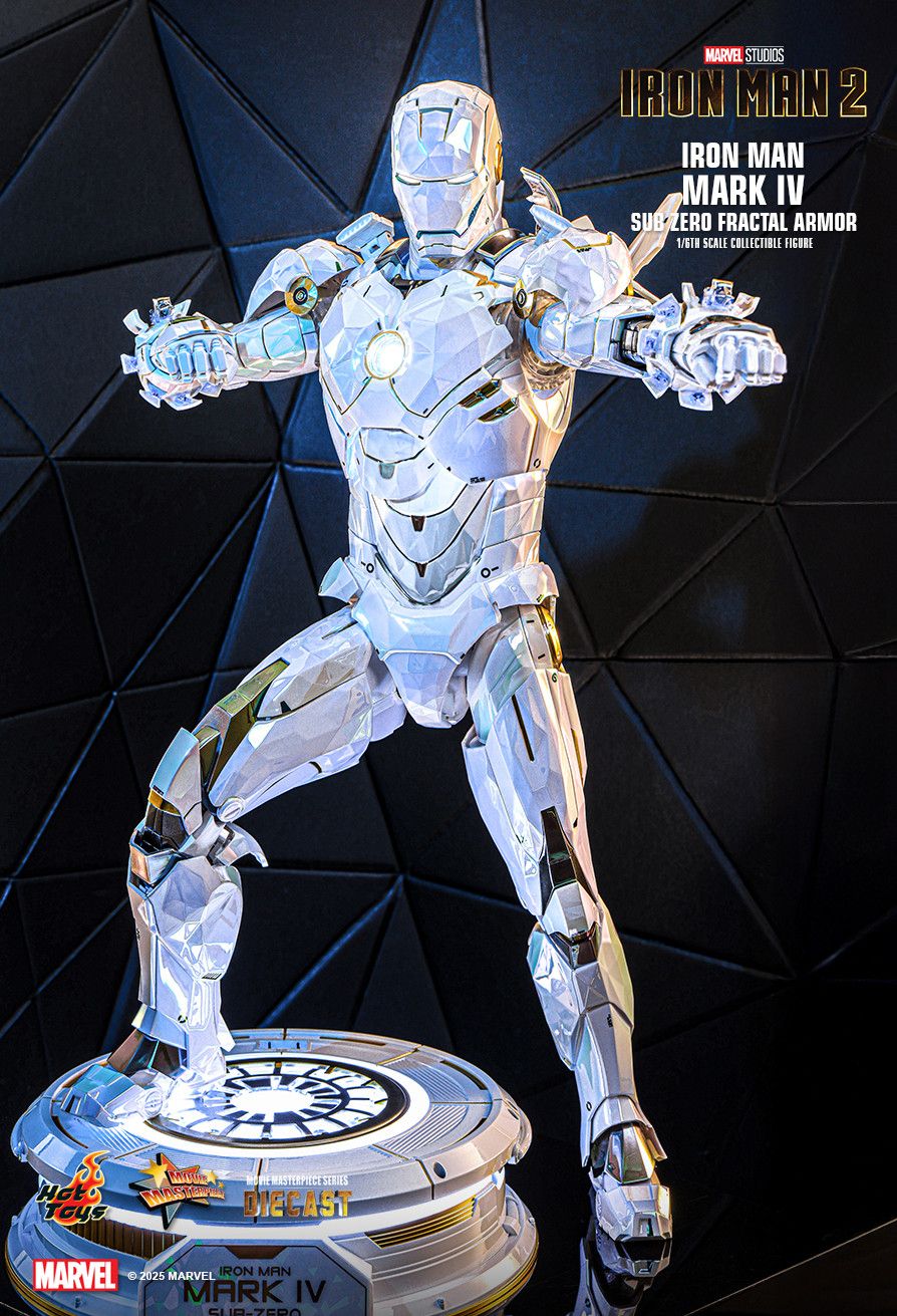 Hot Toys MMS830D76 - Marvel Comics - Iron Man 2 - Iron Man Mark IV Sub Zero Fractal Armor