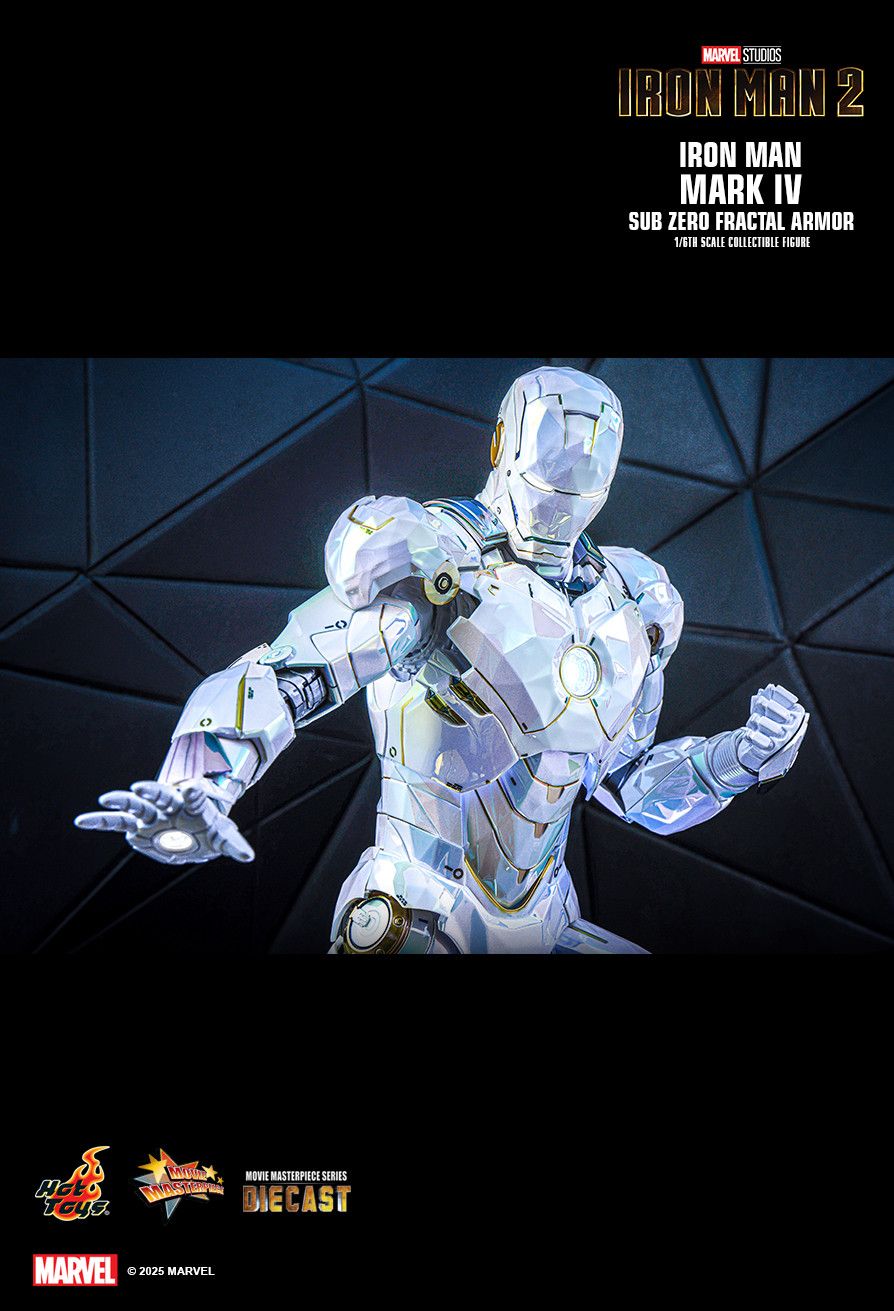 Hot Toys MMS830D76 - Marvel Comics - Iron Man 2 - Iron Man Mark IV Sub Zero Fractal Armor