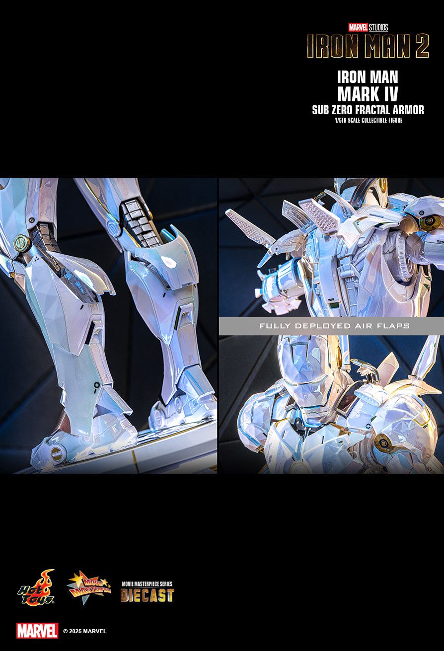 Hot Toys MMS830D76 - Marvel Comics - Iron Man 2 - Iron Man Mark IV Sub Zero Fractal Armor