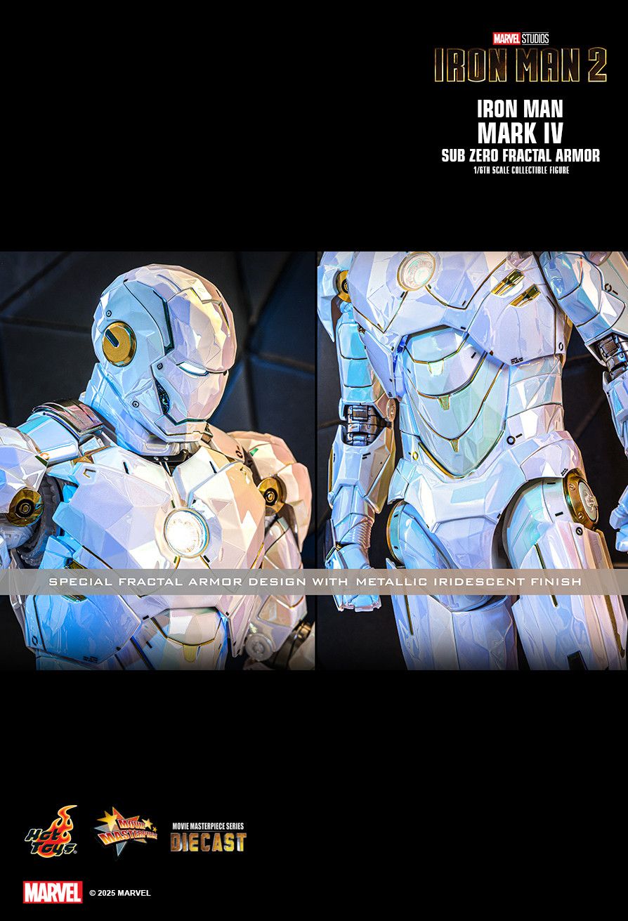 Hot Toys MMS830D76 - Marvel Comics - Iron Man 2 - Iron Man Mark IV Sub Zero Fractal Armor