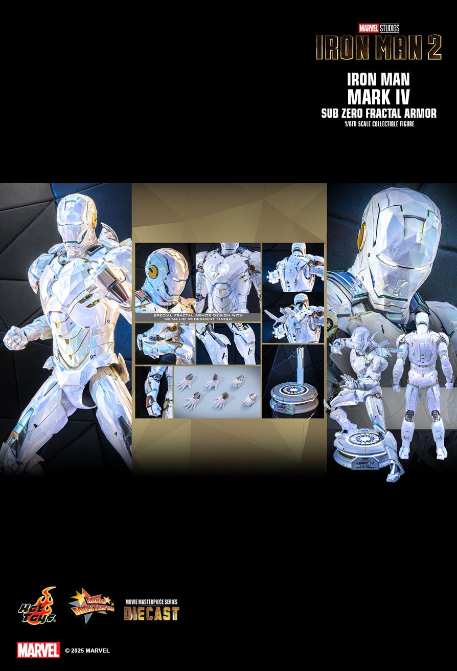 Hot Toys MMS830D76 - Marvel Comics - Iron Man 2 - Iron Man Mark IV Sub Zero Fractal Armor