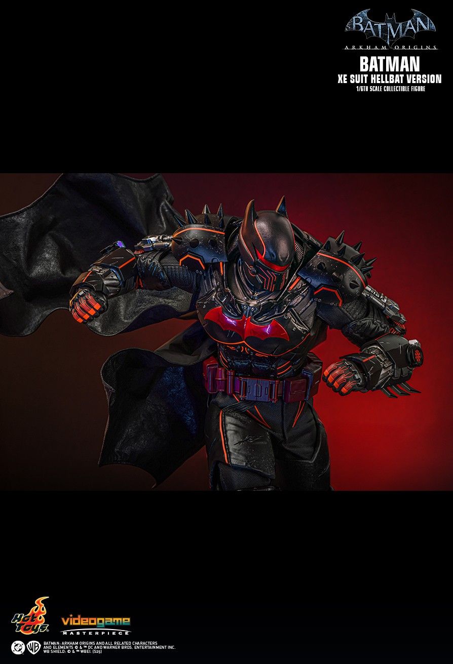 Hot Toys VGM73 - Batman: Arkham Origins - Batman XE Suit Hellbat Version
