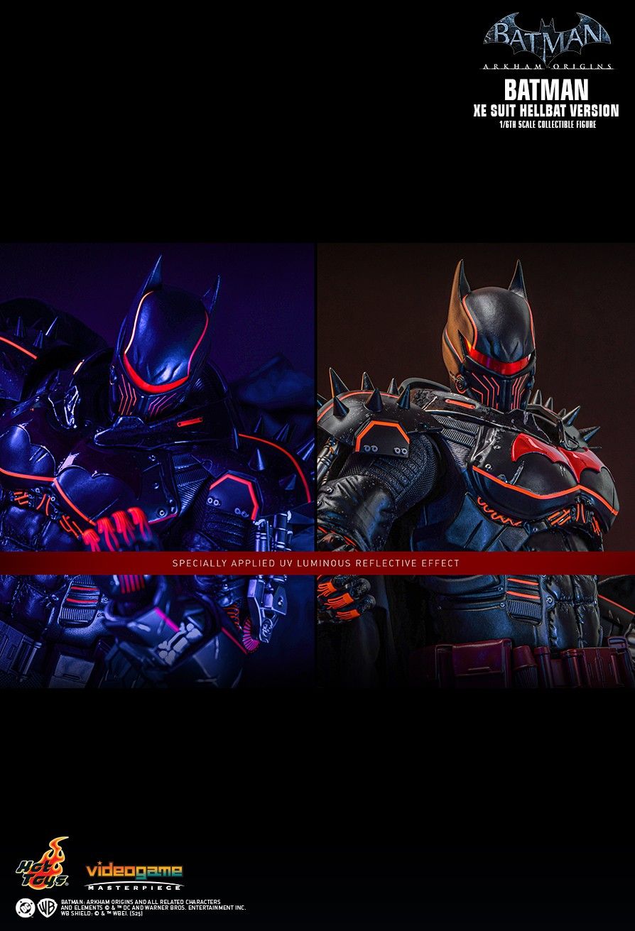 Hot Toys VGM73 - Batman: Arkham Origins - Batman XE Suit Hellbat Version