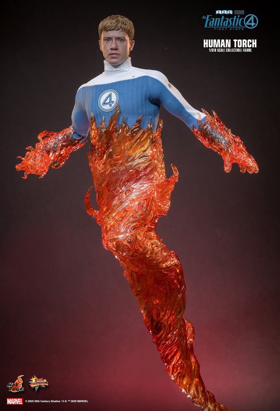 Hot Toys MMS829 - Marvel Comics - The Fantastic Four : First Steps - Human Torch【Pre-Order】
