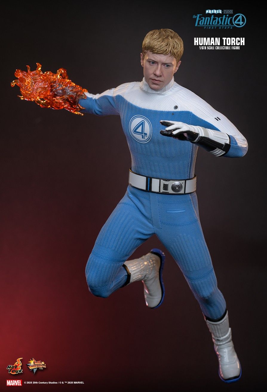 Hot Toys MMS829B - Marvel Comics - The Fantastic Four : First Steps - Human Torch【Pre-Order】
