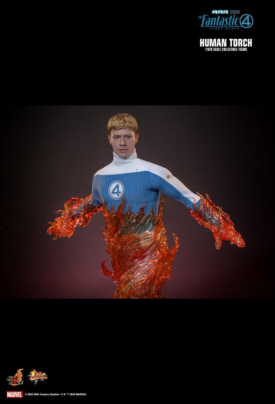 Hot Toys MMS829 - Marvel Comics - The Fantastic Four : First Steps - Human Torch【Pre-Order】