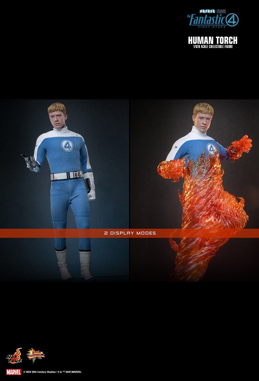 Hot Toys MMS829 - Marvel Comics - The Fantastic Four : First Steps - Human Torch【Pre-Order】