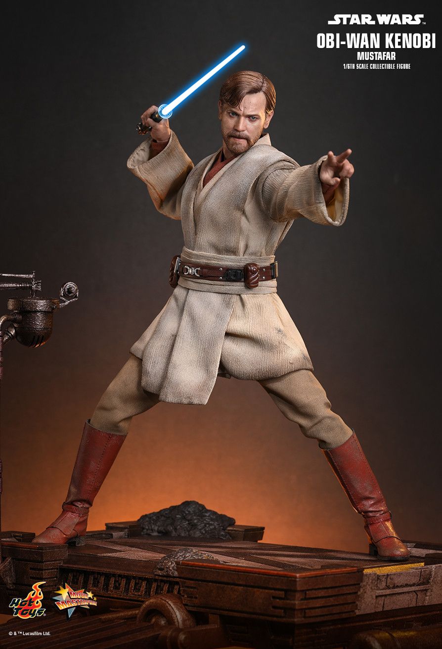 Hot Toys MMS843 - Star Wars III : Revenge Of The Sith - Obi Wan Kenobi Mustafar Version【Pre-Order】