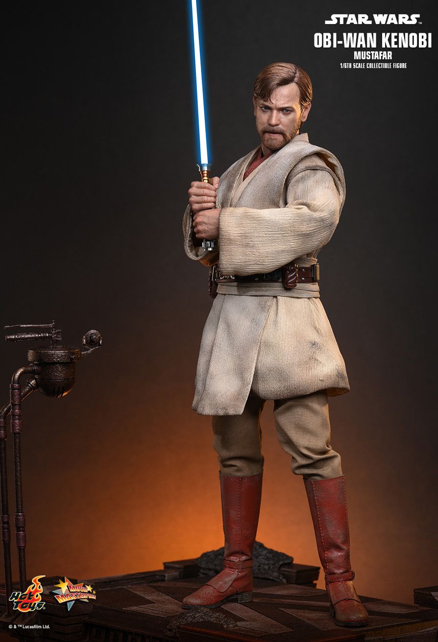 Hot Toys MMS843 - Star Wars III : Revenge Of The Sith - Obi Wan Kenobi Mustafar Version【Pre-Order】