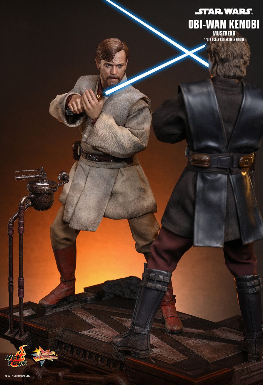Hot Toys MMS843 - Star Wars III : Revenge Of The Sith - Obi Wan Kenobi Mustafar Version【Pre-Order】
