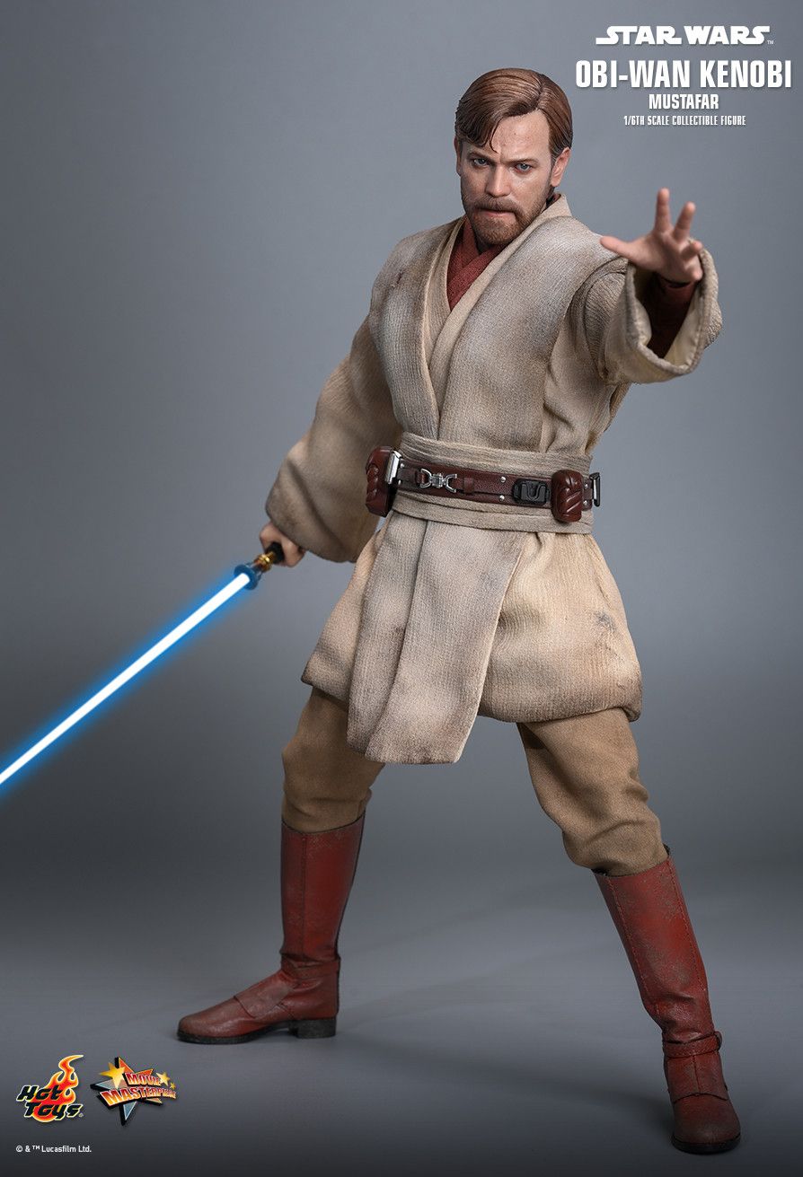 Hot Toys MMS843 - Star Wars III : Revenge Of The Sith - Obi Wan Kenobi Mustafar Version【Pre-Order】