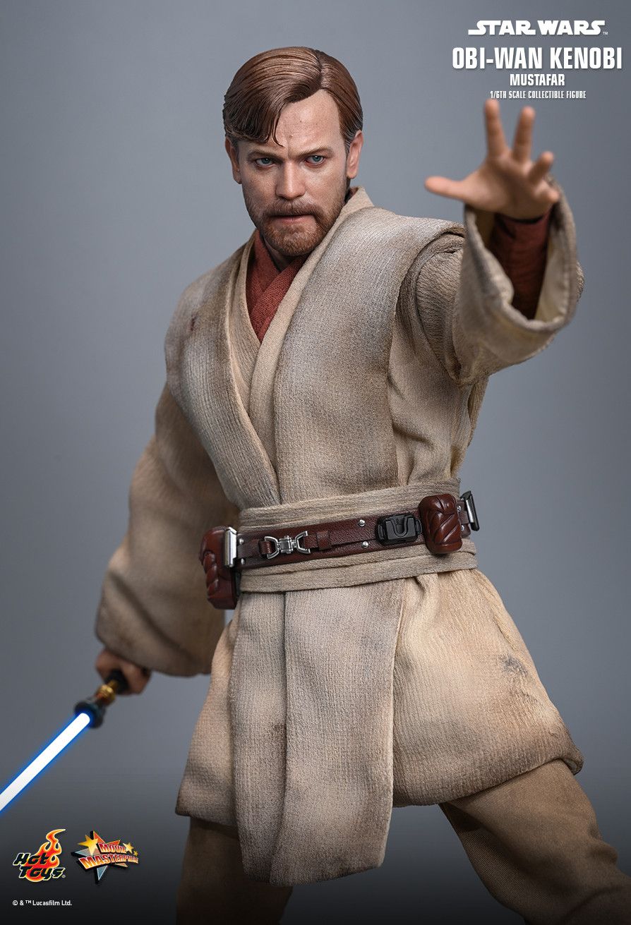 Hot Toys MMS843 - Star Wars III : Revenge Of The Sith - Obi Wan Kenobi Mustafar Version【Pre-Order】