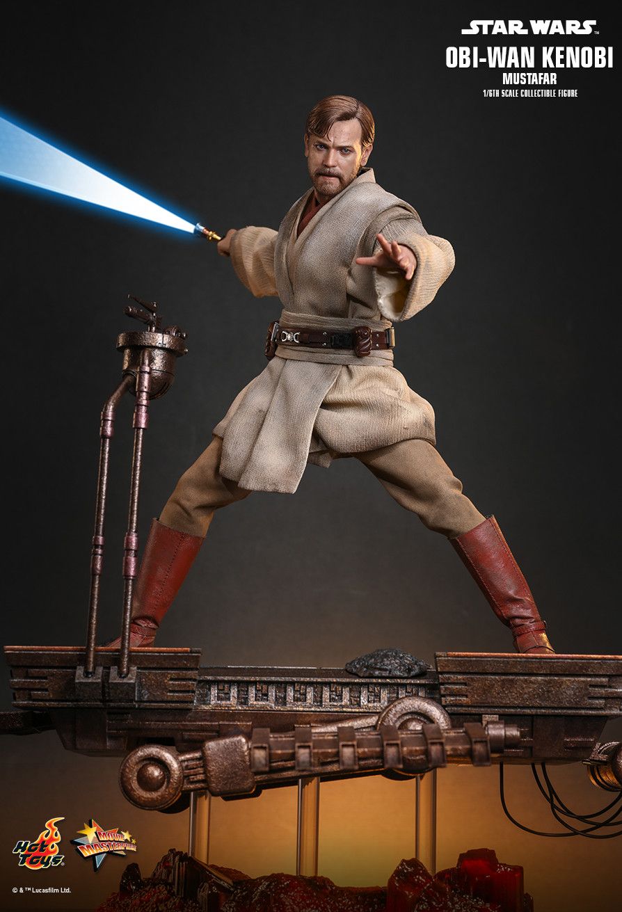 Hot Toys MMS843 - Star Wars III : Revenge Of The Sith - Obi Wan Kenobi Mustafar Version【Pre-Order】