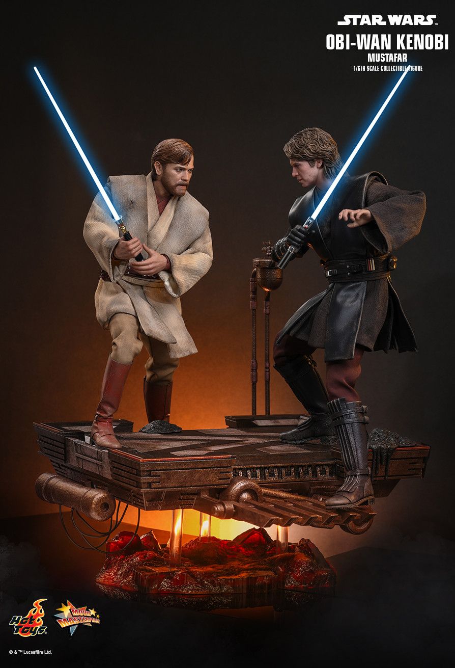 Hot Toys MMS843 - Star Wars III : Revenge Of The Sith - Obi Wan Kenobi Mustafar Version【Pre-Order】