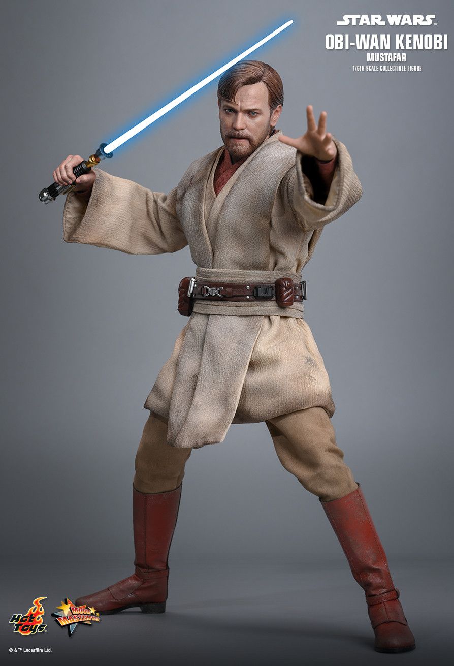 Hot Toys MMS843 - Star Wars III : Revenge Of The Sith - Obi Wan Kenobi Mustafar Version【Pre-Order】