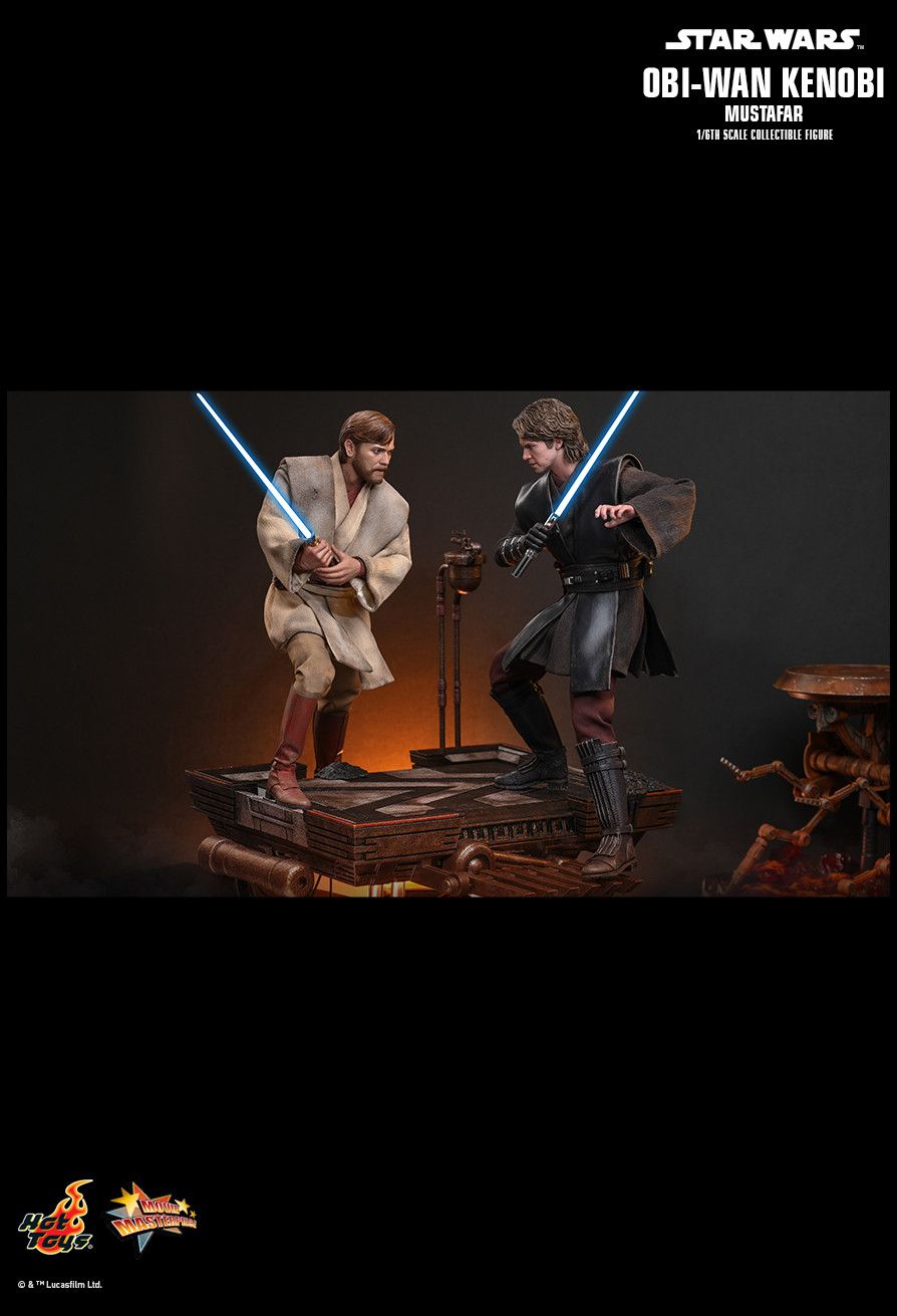 Hot Toys MMS843 - Star Wars III : Revenge Of The Sith - Obi Wan Kenobi Mustafar Version【Pre-Order】