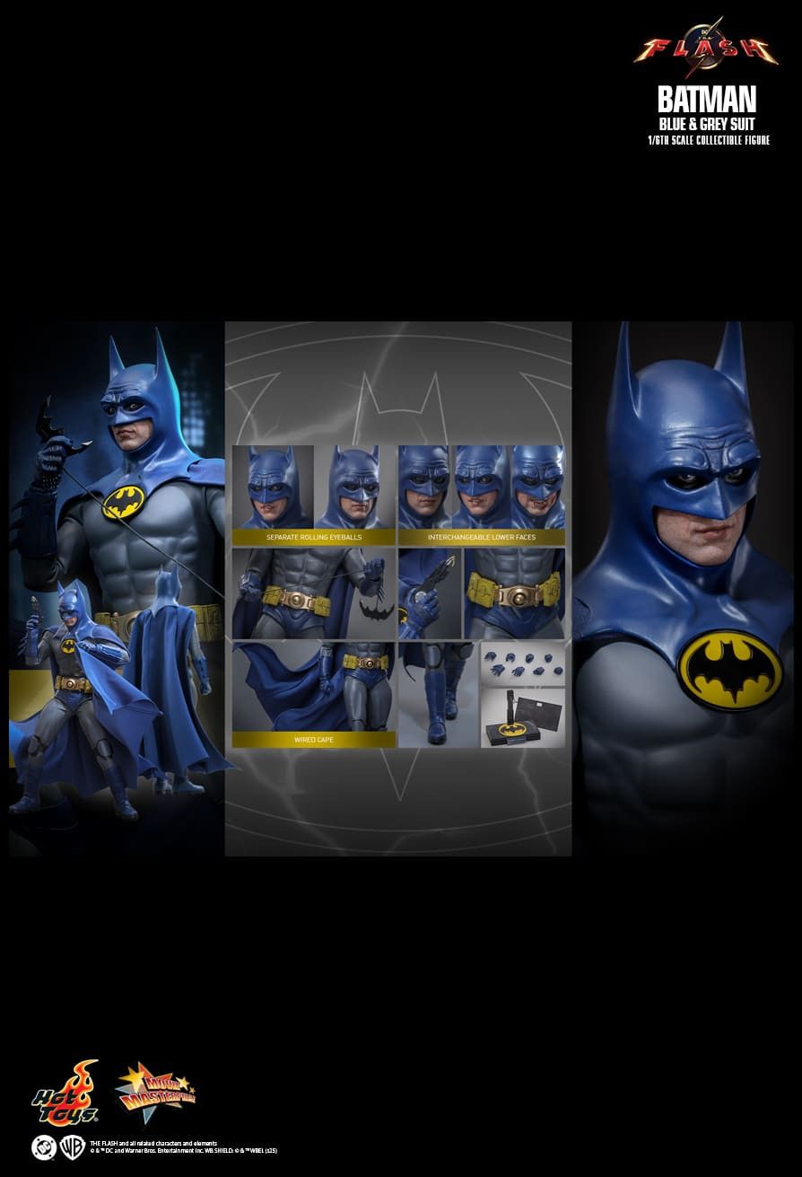 Hot Toys MMS834 - DC Comics - The Flash - Batman Blue & Grey Suit【Pre-Order】