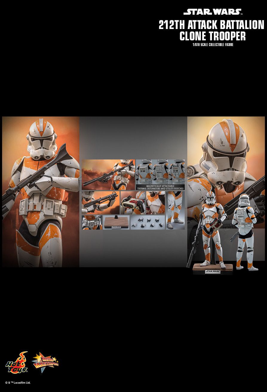 Hot Toys MMS851 - Star Wars III : Revenge Of The Sith - 212TH Attack Battalion Clone Trooper【Pre-Order】