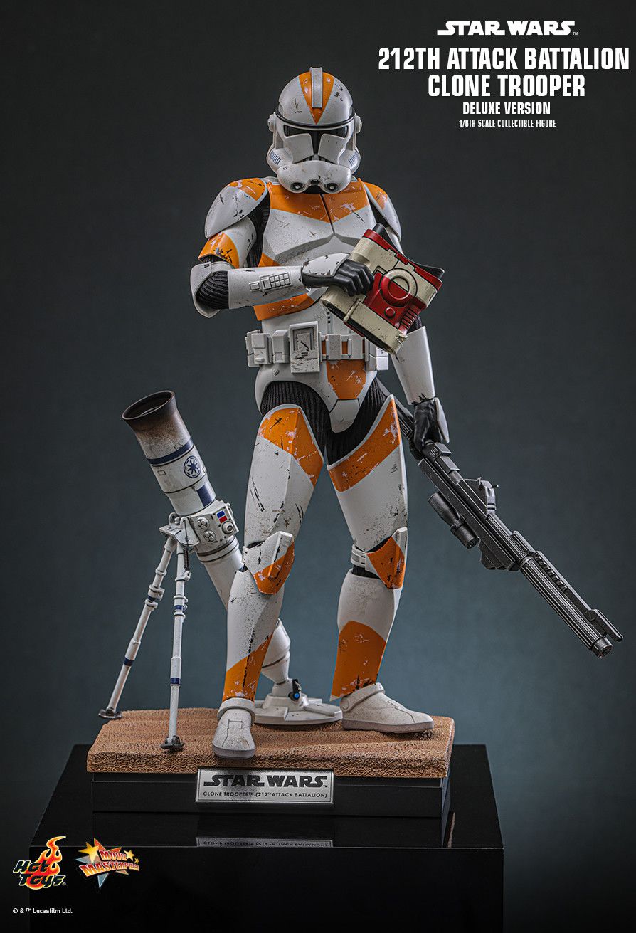 Hot Toys MMS852 - Star Wars III : Revenge Of The Sith - 212TH Attack Battalion Clone Trooper Deluxe Version【Pre-Order】