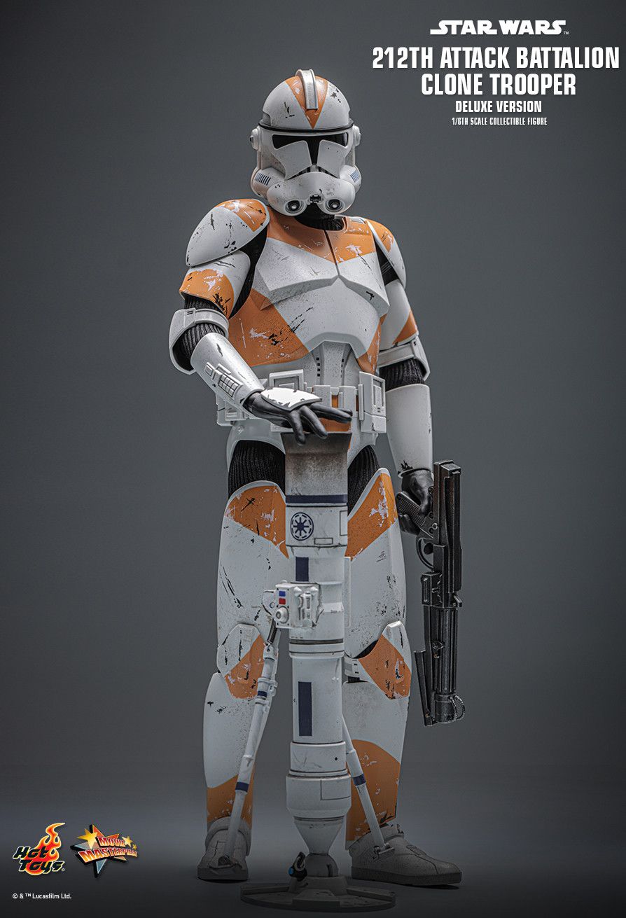 Hot Toys MMS852 - Star Wars III : Revenge Of The Sith - 212TH Attack Battalion Clone Trooper Deluxe Version【Pre-Order】