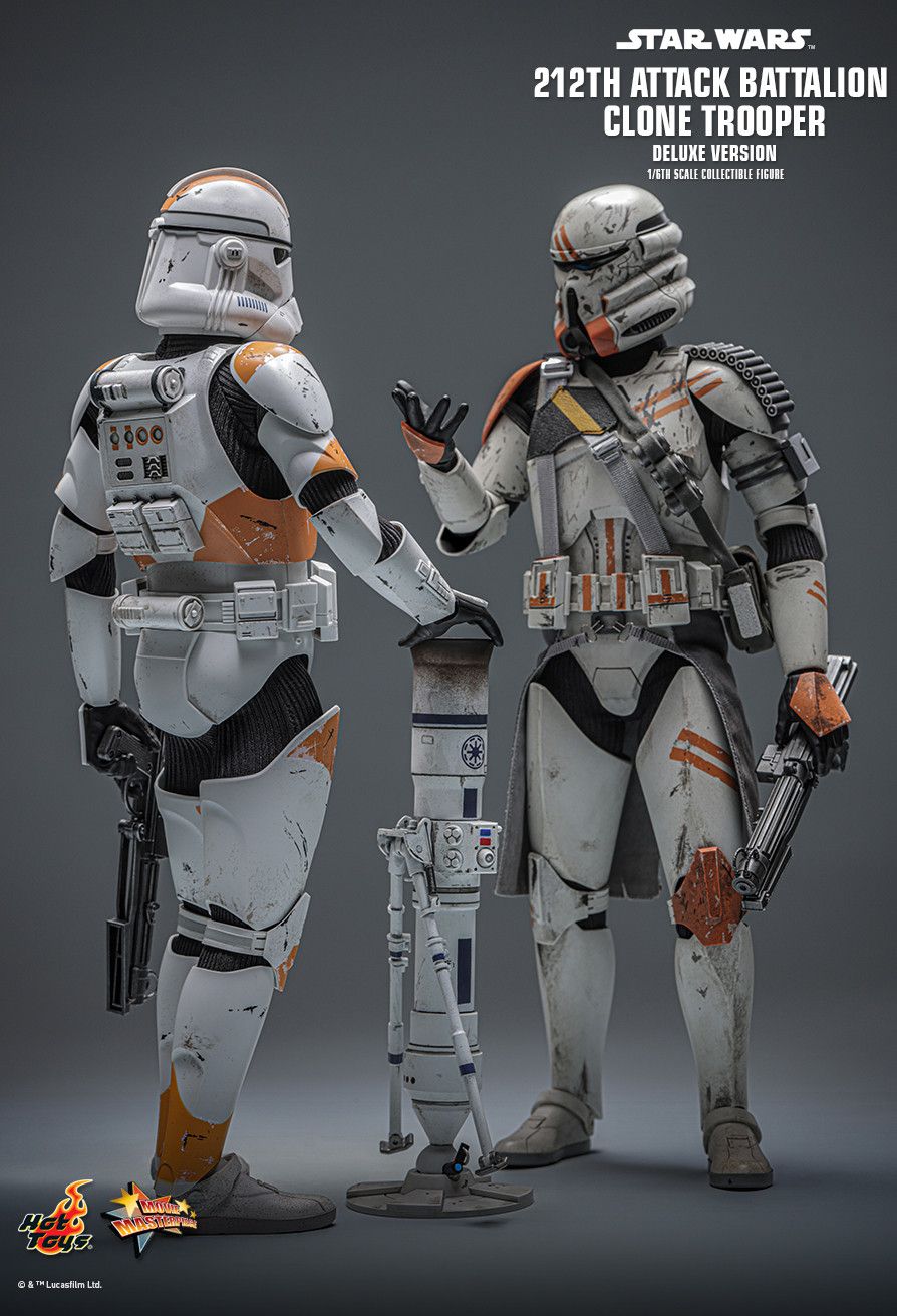 Hot Toys MMS852 - Star Wars III : Revenge Of The Sith - 212TH Attack Battalion Clone Trooper Deluxe Version【Pre-Order】