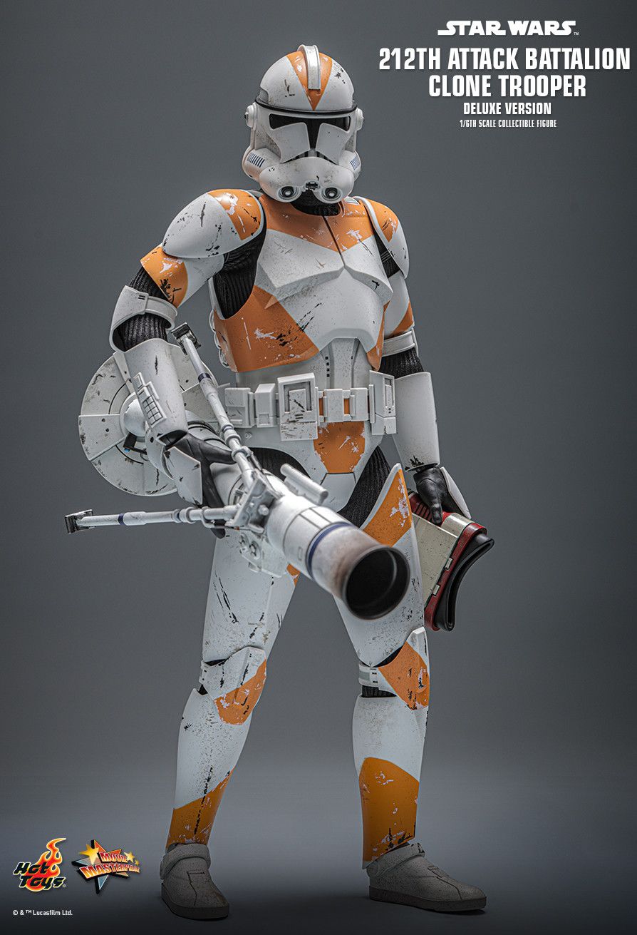 Hot Toys MMS852 - Star Wars III : Revenge Of The Sith - 212TH Attack Battalion Clone Trooper Deluxe Version【Pre-Order】