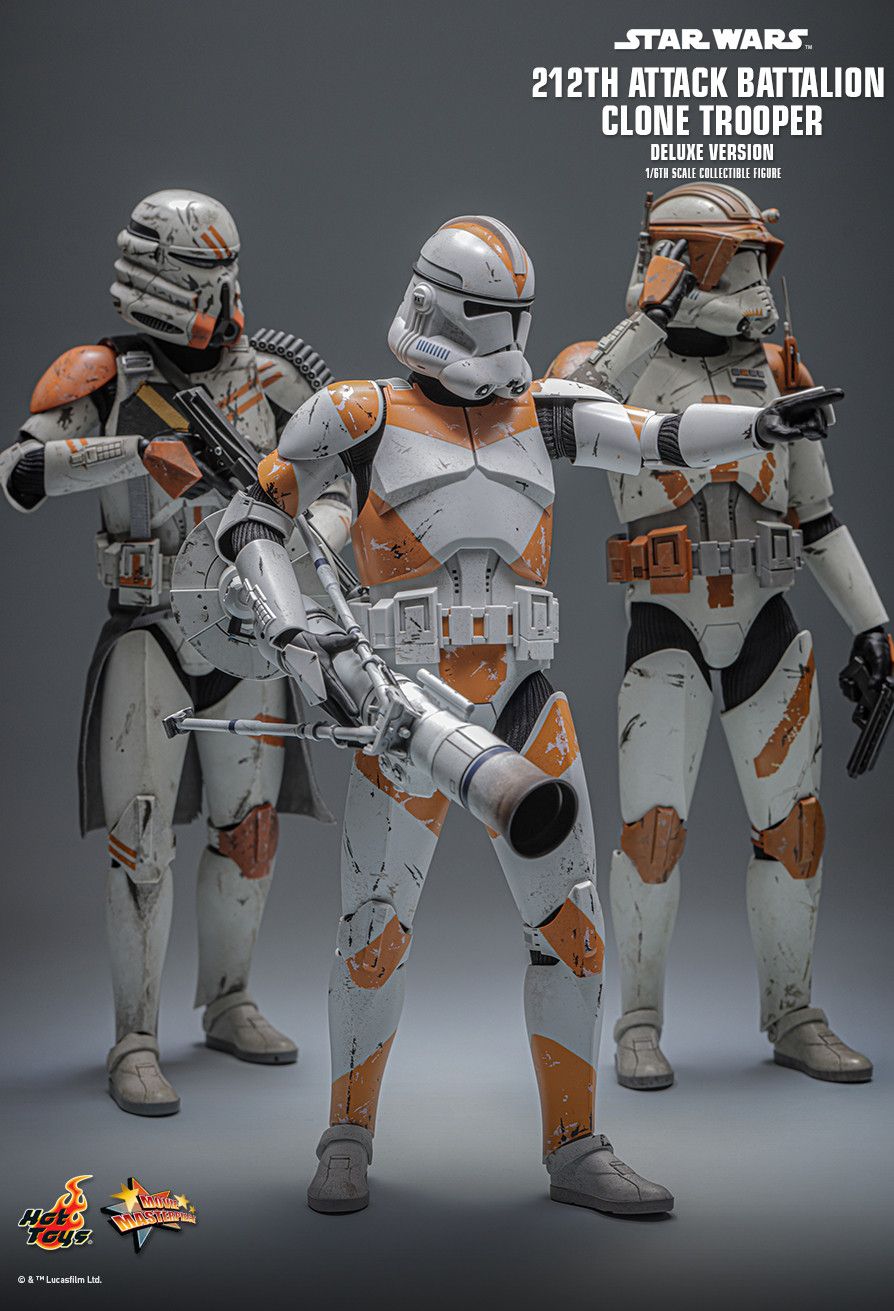 Hot Toys MMS852 - Star Wars III : Revenge Of The Sith - 212TH Attack Battalion Clone Trooper Deluxe Version【Pre-Order】