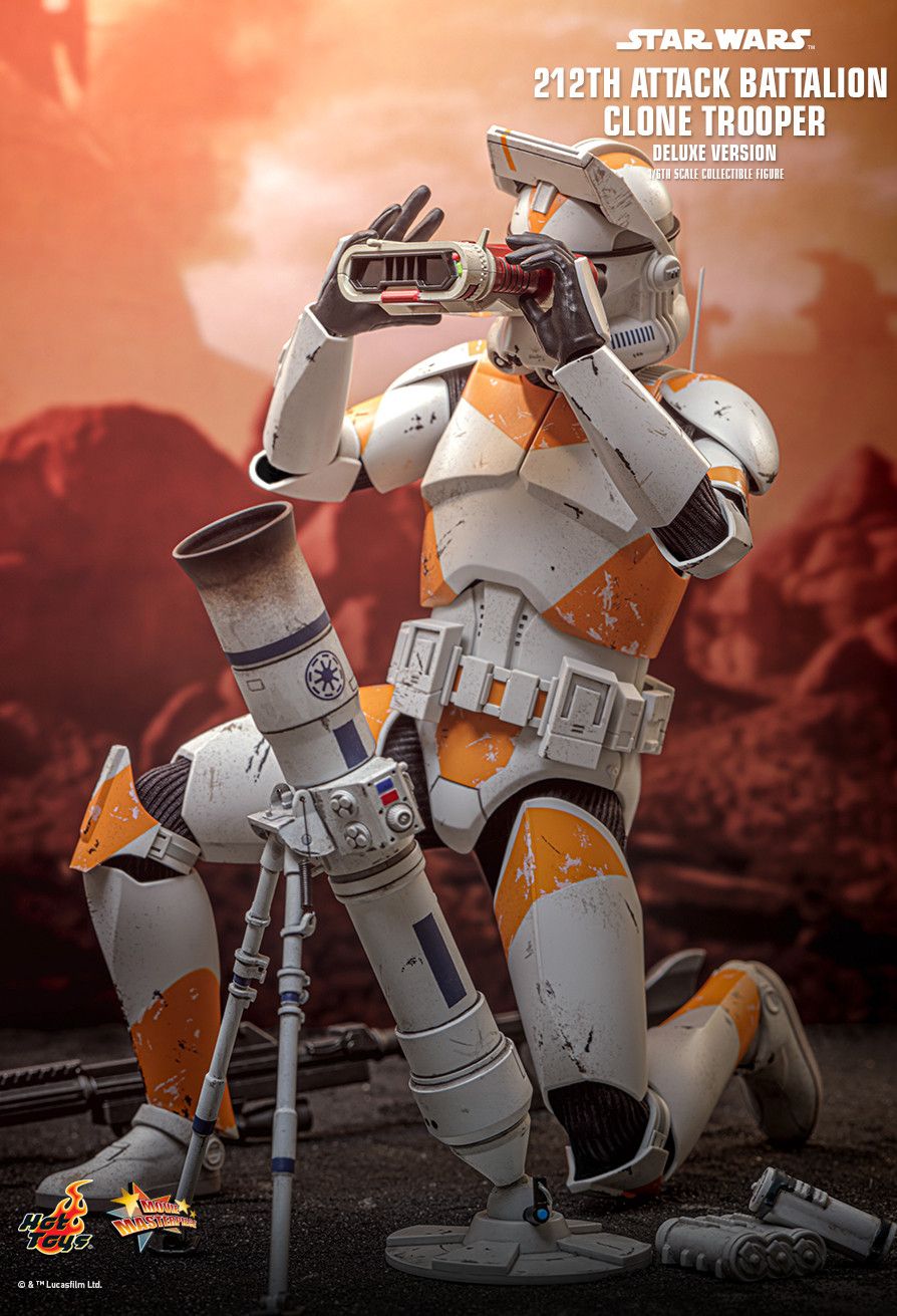 Hot Toys MMS852 - Star Wars III : Revenge Of The Sith - 212TH Attack Battalion Clone Trooper Deluxe Version【Pre-Order】