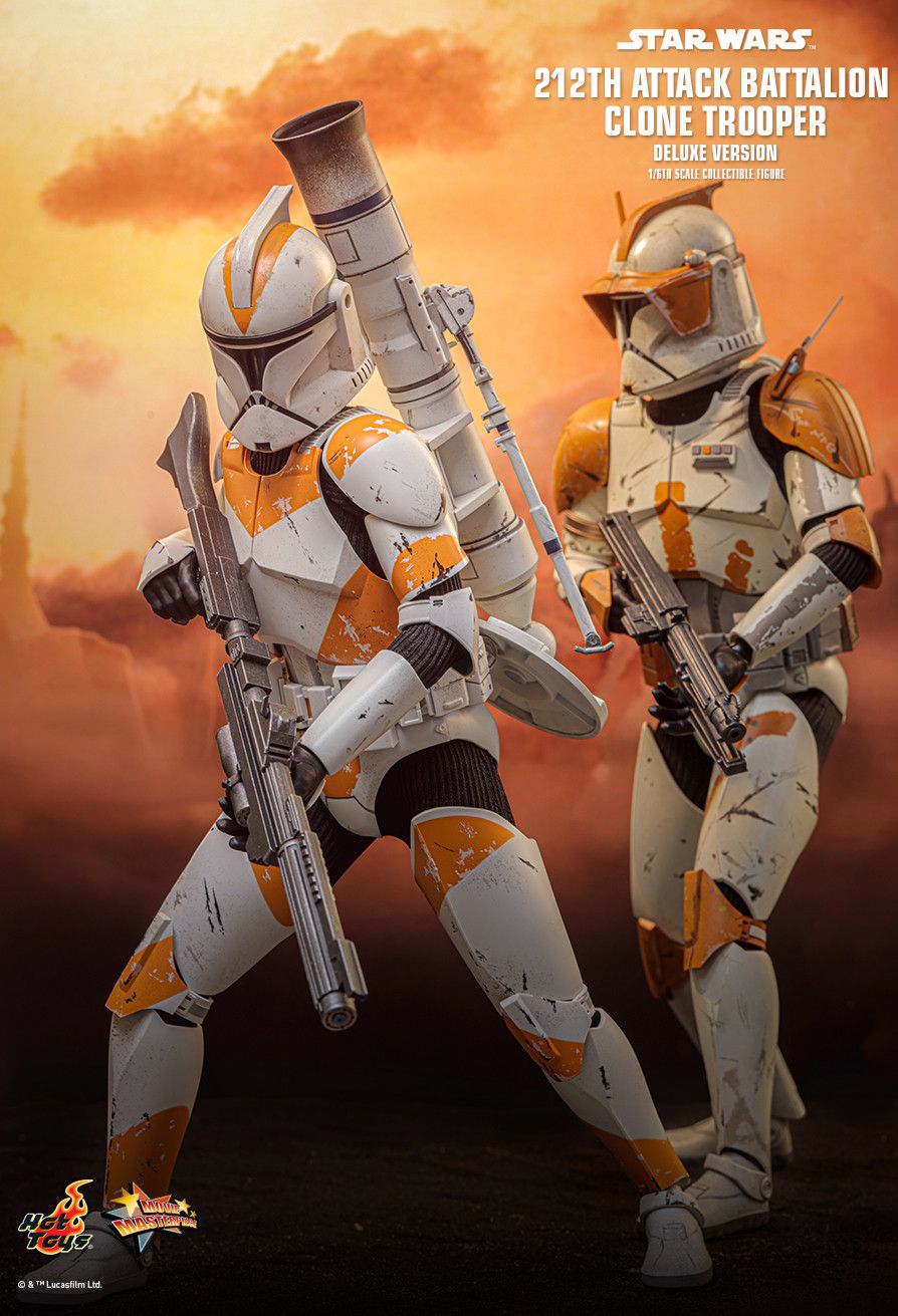 Hot Toys MMS852 - Star Wars III : Revenge Of The Sith - 212TH Attack Battalion Clone Trooper Deluxe Version【Pre-Order】
