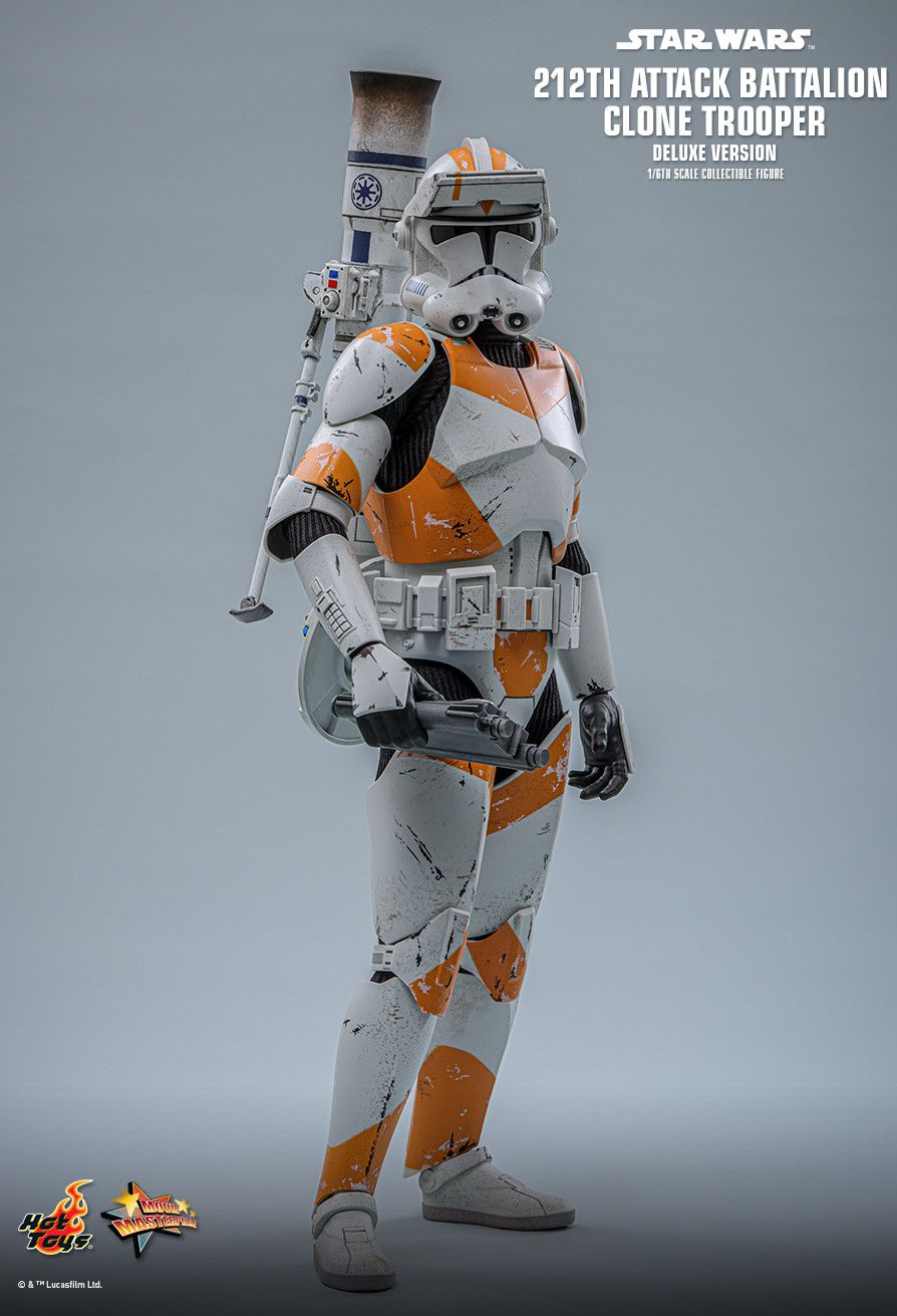 Hot Toys MMS852 - Star Wars III : Revenge Of The Sith - 212TH Attack Battalion Clone Trooper Deluxe Version【Pre-Order】
