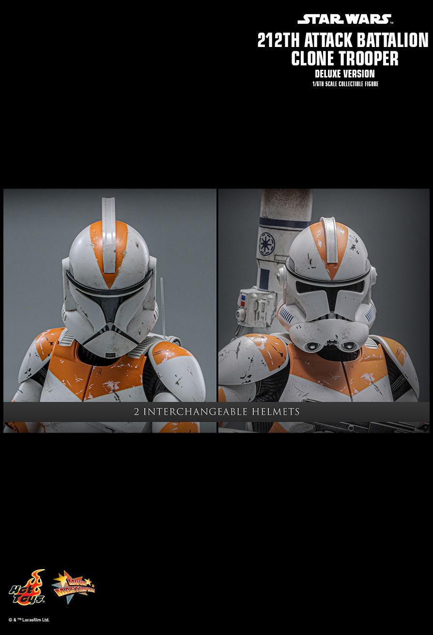 Hot Toys MMS852 - Star Wars III : Revenge Of The Sith - 212TH Attack Battalion Clone Trooper Deluxe Version【Pre-Order】
