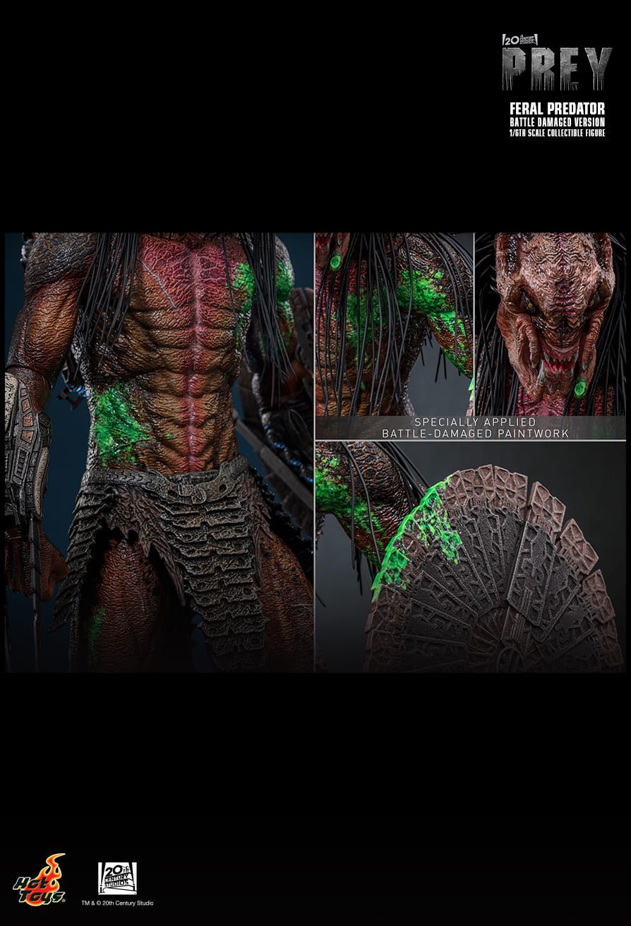Hot Toys TMS173 - Prey - Feral Predator Battle Damaged Version【Pre-Order】